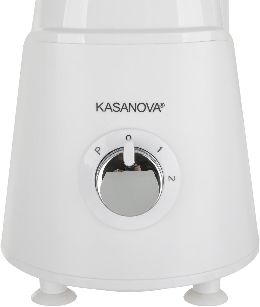 Kasanova 1 Standmixer LT 1,5 Glaskrug W1000 weiss, ABS-Kunststoff Glas Edelstahl 18/10 Elektronische