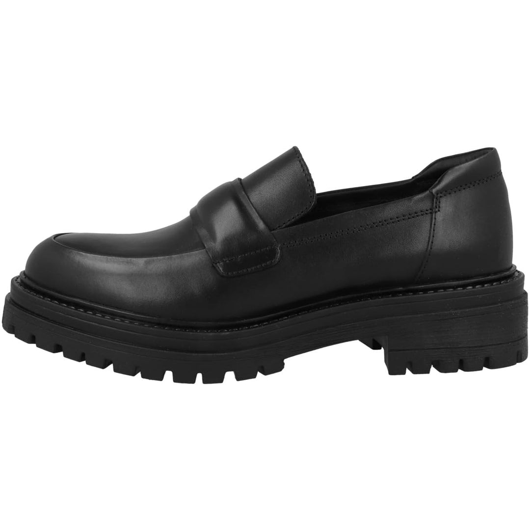 Geox Mädchen D Iridea A Moccasin 39 EU Schwarz, 39 EU Schwarz