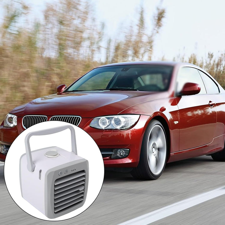 Kleine Auto-Klimaanlage, tragbare Klimaanlage, kleiner persönlicher Luftkühler, kompakter Verdunstun