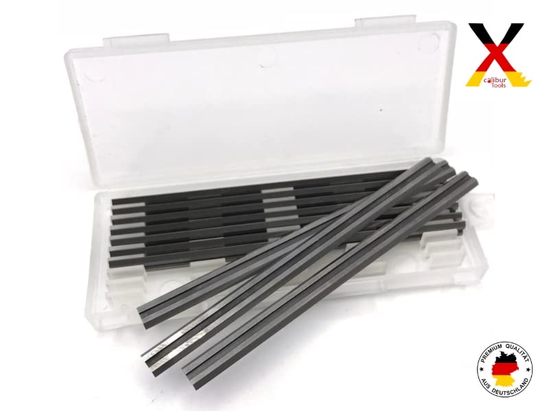 10 Stück HSS Wendemesser Hobelmesser Messer 82mm für Bosch Elektrohobel Hobel PHO 20-82 PHO 100 GHO