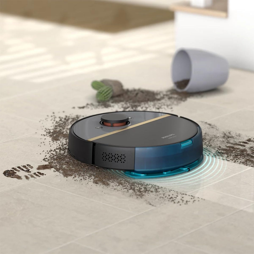 Philips XU7000/01 Homerun 7000 Series Aqua Nass- und Trockenreinigungsroboter, Leistungsstarker 5200