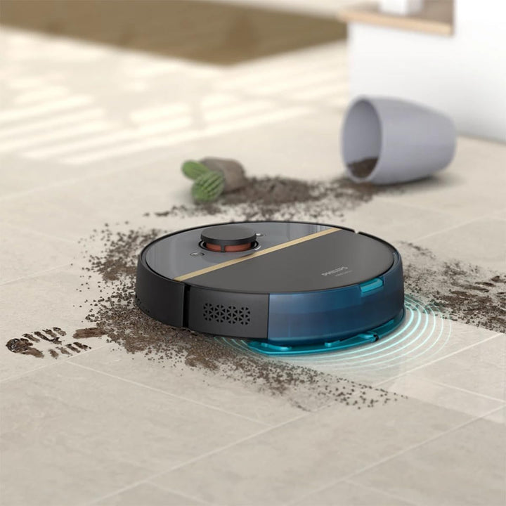 Philips XU7000/01 Homerun 7000 Series Aqua Nass- und Trockenreinigungsroboter, Leistungsstarker 5200