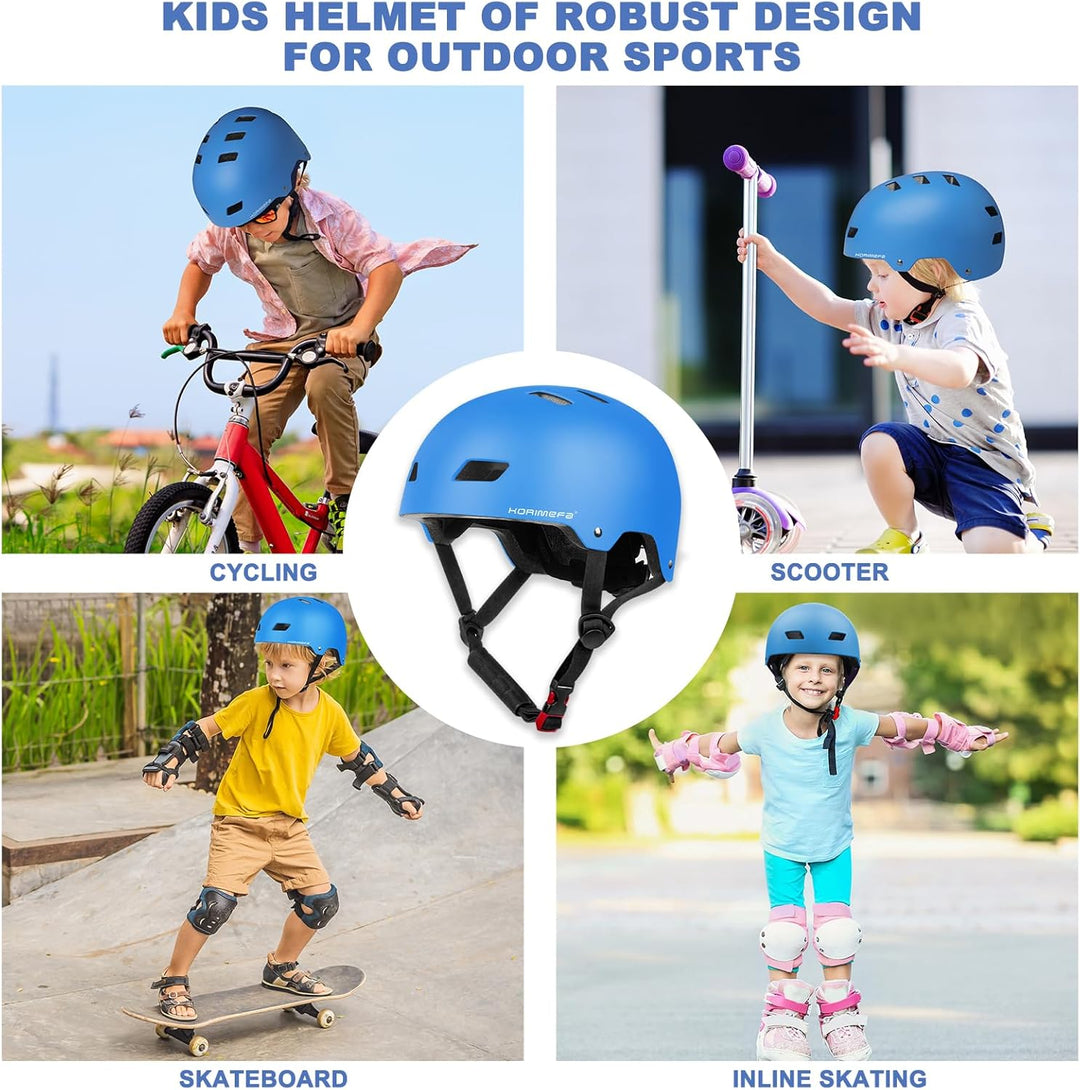 KORIMEFA Kinder Fahrradhelm Kinderhelm Radhelm Sporthelm CE-Zertifizierung für Fahrrad Skateboard Sc