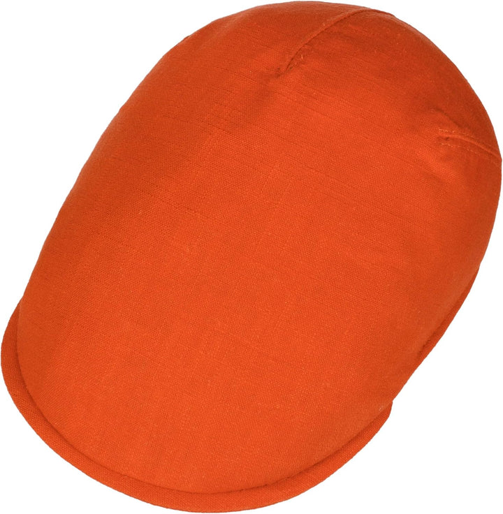 LIERYS Elegantes Design: Die melierte dunkelblaue Flatcap besticht durch ihre frische Ausstrahlung u