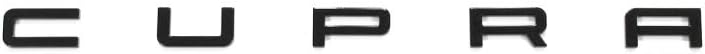 Seat 5FA853687A041 Schriftzug CUPRA Logo Tuning Emblem, schwarz glänzend