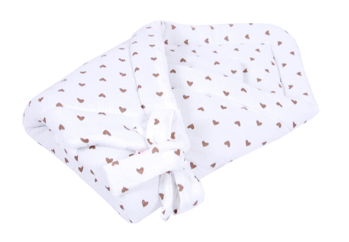 Babylux Einschlagdecke Musselin BABYHÖRNCHEN 75 x 75 cm cm Baby Neugeborene Erstaussttatung Umschlag