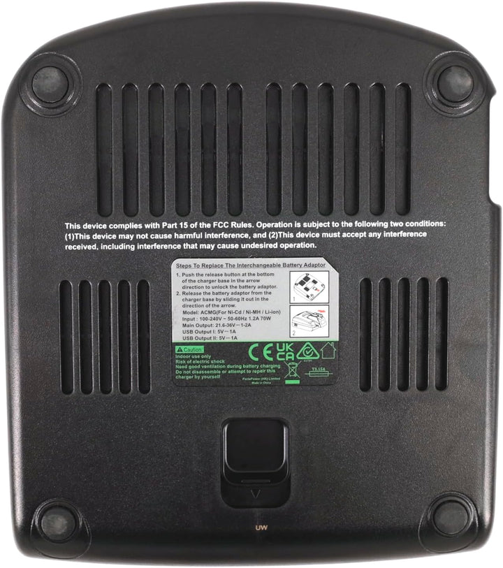 PowerSmart® Schnellladegerät für Hilti C 4/36-ACS, B 22/1.6, B 36/3.0, B22/2.6, B36/3.9, AG 125-A22,
