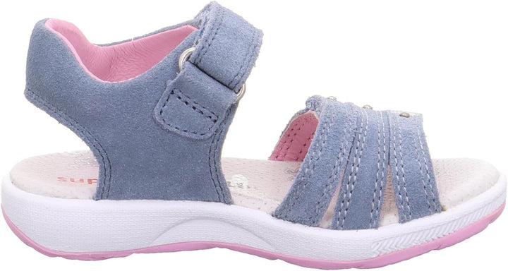 Superfit Mädchen Emily Sandale 24 EU Blau Rosa 8020, 24 EU Blau Rosa 8020