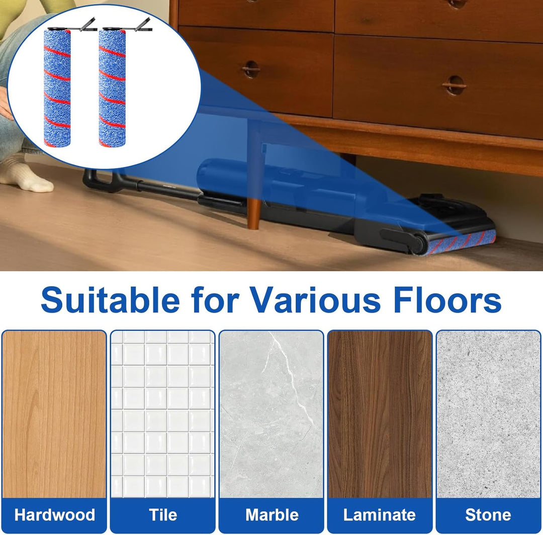 Ersatzbürstenrolle und HEPA-Filter für Tineco Floor One S7 Artist/stretch S6/SWITCH S6/S7 Stretch Ul