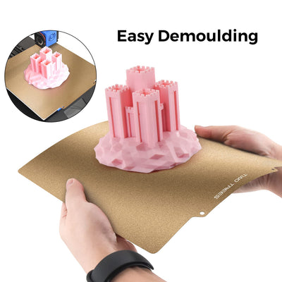 Usongshine PEI-Blatt Verbesserte Beidseitiges Sprühen 3D-Druckerplattform 235 x 235 mm für Ender 3/