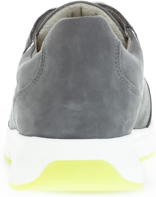 Pius Gabor Herren Sneaker,zertifiziertes Leder,Wechselfussbett,Superflex Sohle 44 EU Grau Platin 13,