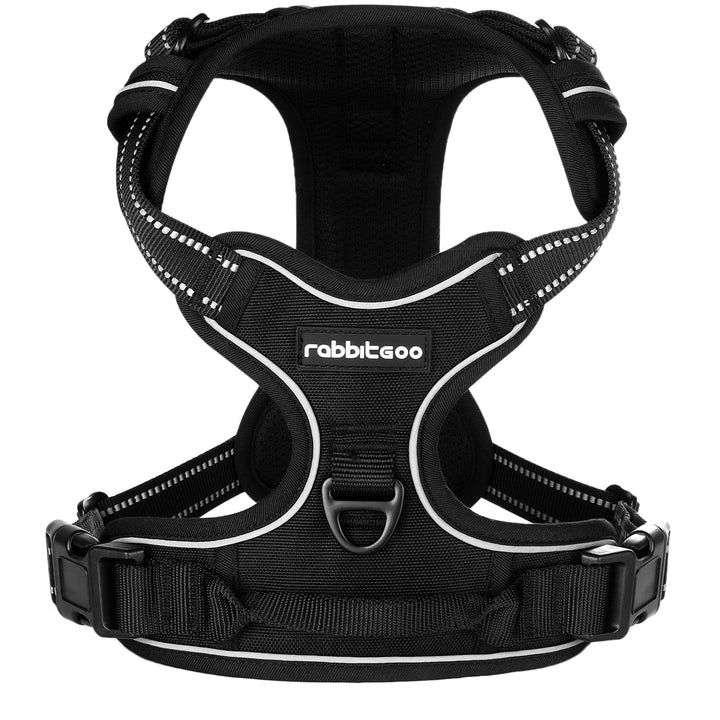 rabbitgoo Hundegeschirr Mittelgrosse Hunde, Anti Zug Geschirr mit Kontrolle, No Pull Verstellbar Hun