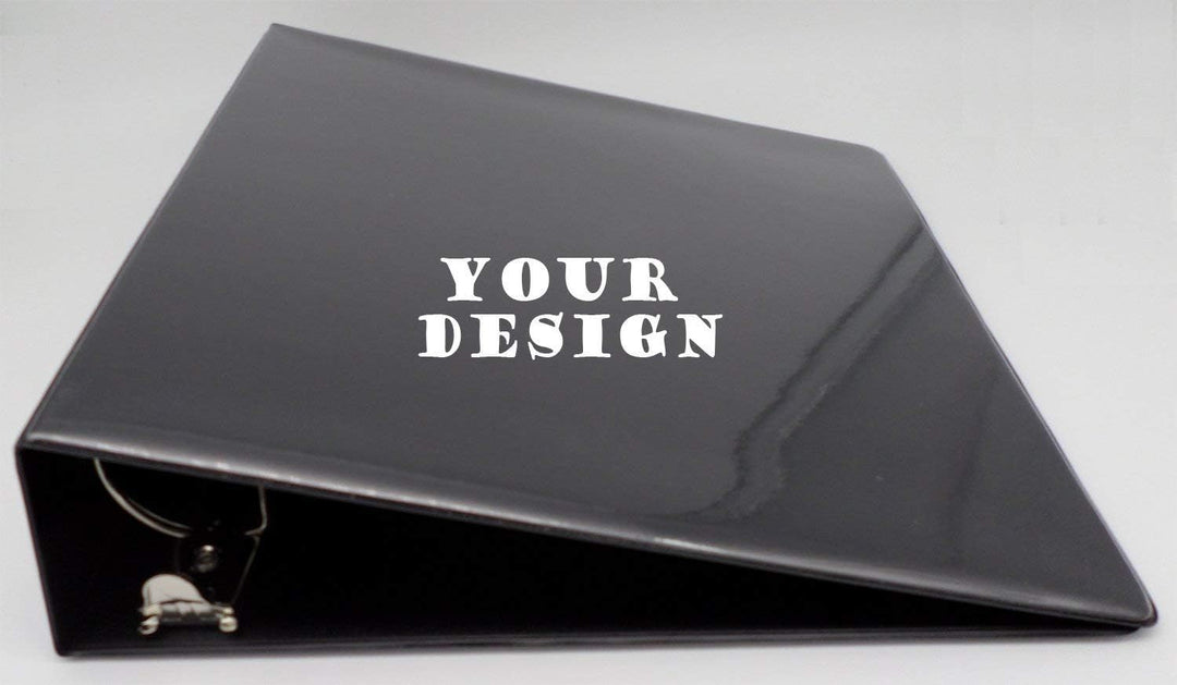 3-Ring Album Black + 50 18-Pocket Pages Black - Sideloading - Sammelalbum + Ordnerseiten - Schwarz -