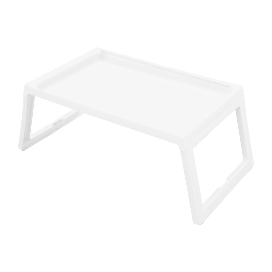 Betttablett Tisch mit klappbaren Beinen, 4er-Pack Frühstückstablett aus Kunststoff, Laptoptisch für