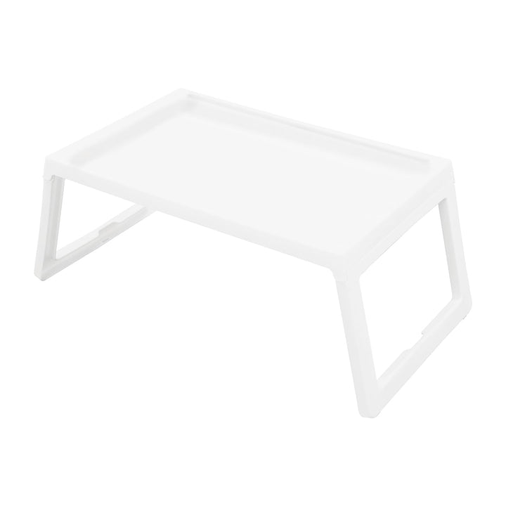 Betttablett Tisch mit klappbaren Beinen, 4er-Pack Frühstückstablett aus Kunststoff, Laptoptisch für