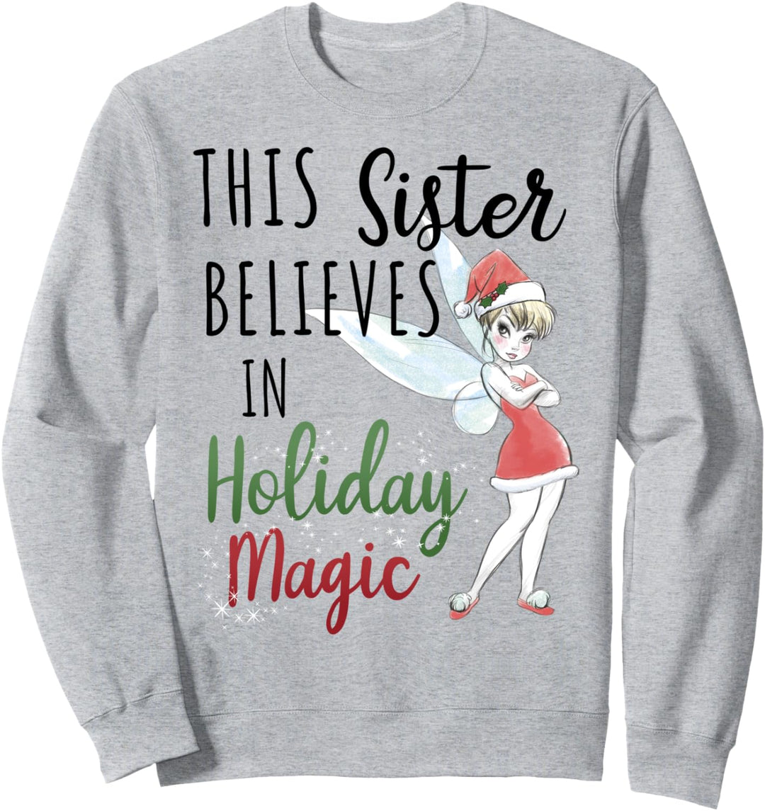 Disney Peter Pan Weihnachten Tinker Bell Magic Sister Sweatshirt