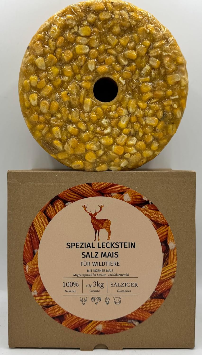 Spezial Leckstein Salz Mais 3 kg (9,97 € / kg)