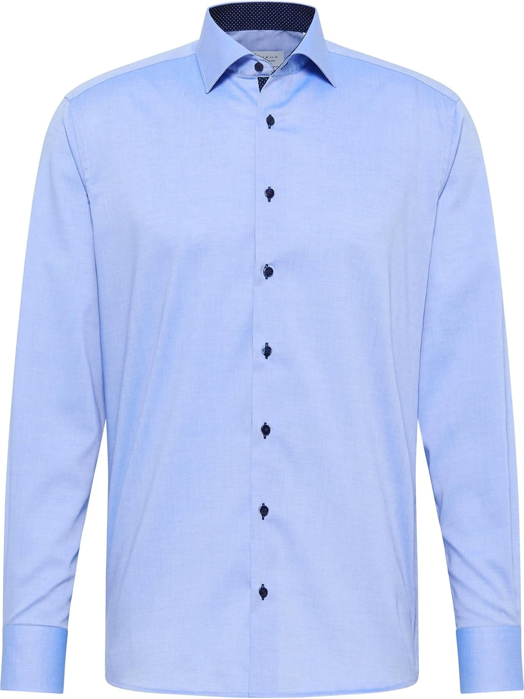 ETERNA Herren Pinpoint Oxford Hemd MODERN FIT 38 Kragen / 67 Ärmel Blau, 38 Kragen / 67 Ärmel Blau