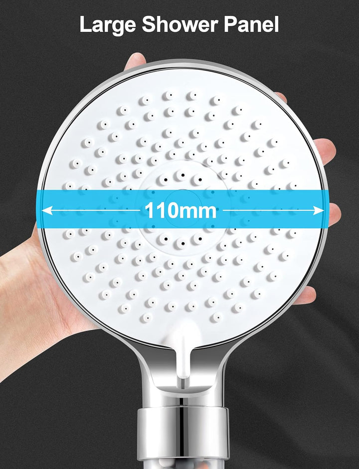 Magichome Duschkopf mit Schlauch 2M,Duschkopf mit Filter 5 Strahlarten Handbrause Wassersparende und