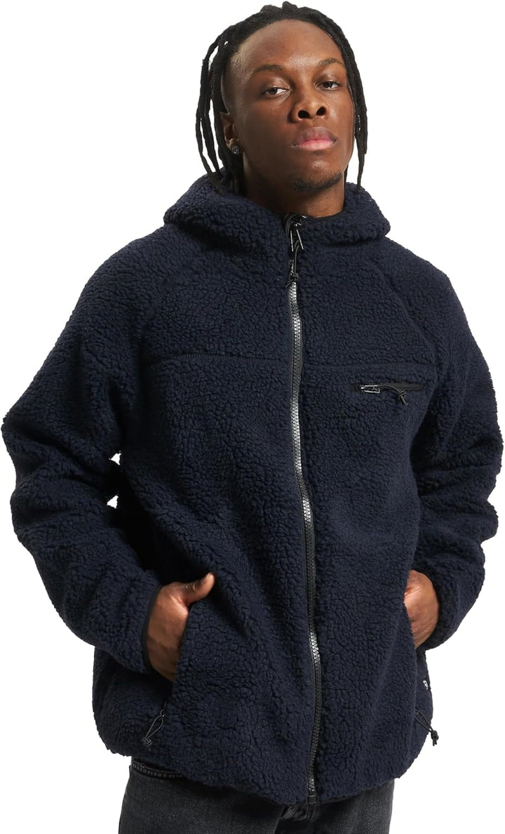 Brandit Teddyfleece Worker Jacket, S Navy