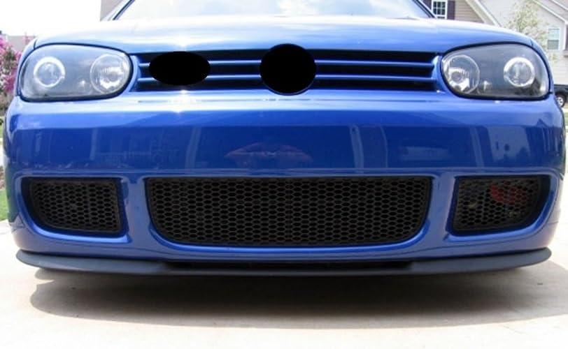 Cup Front Spoiler Lippe Schürze Ansatz ABS Lackierbar Schwarz
