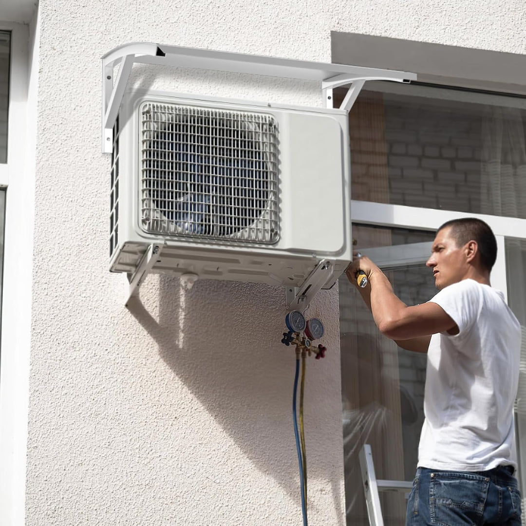 Klimaanlagenabdeckung Schutz der Aussenklimaanlagen, Sonnenschutz verdicken Aussenabdeckung Split-Wä