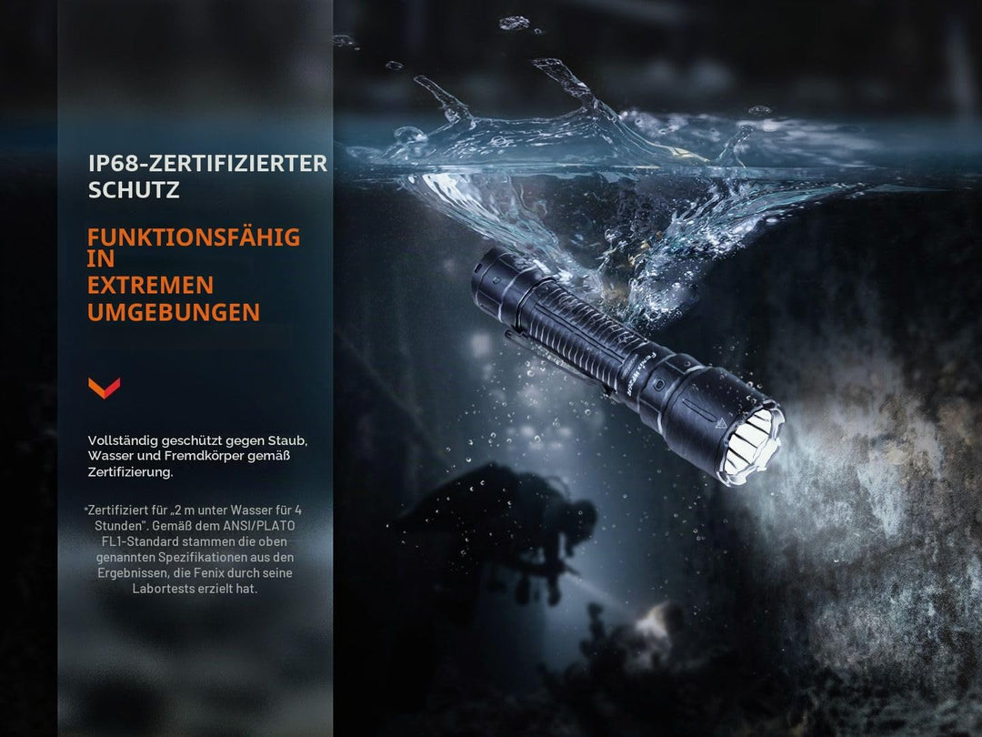 FENIX WF26R Arbeits-Taschenlampe, wiederaufladbar, 3000 Lumen