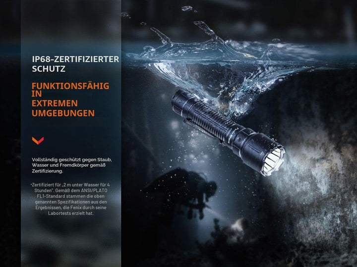 FENIX WF26R Arbeits-Taschenlampe, wiederaufladbar, 3000 Lumen