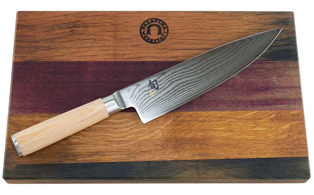 KAI Shun Messer – Classic White Set DM-0706W – Damastmesser mit 20cm Klinge – Japanisches Kochmesser