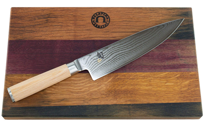 KAI Shun Messer – Classic White Set DM-0706W – Damastmesser mit 20cm Klinge – Japanisches Kochmesser
