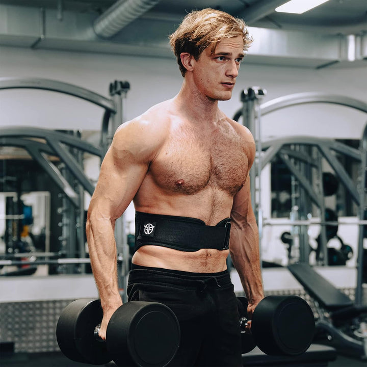 Eric Flag - Krafttraining, Gewichtheben, Powerlifting - Lendengurt aus hochwertigem Nylon - Bauchgur