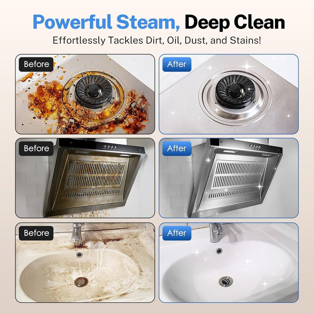 Dampfreiniger Boden Steam Cleaner 5 Bar 2000w Dampfreiniger FüR Alles Auto Hochdruck Dampfente Steam