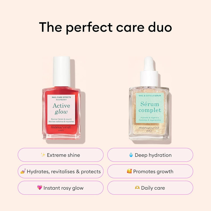 MANUCURIST Active™ Geschenkset für Damen, Maniküre-Set – Nagellack Active Glow Raspberry, komplettes