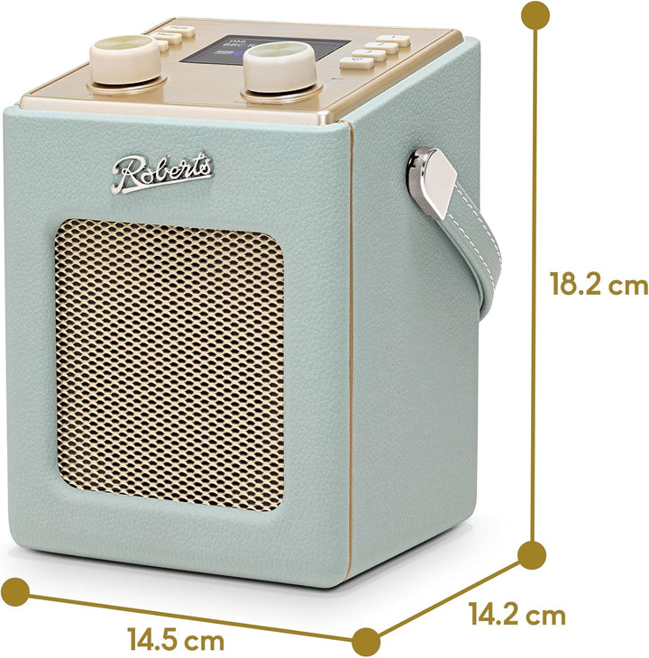 Revival Mini 2 Dab+/FM/Bluetooth, tragbar, Radiowecker, Himmelblau