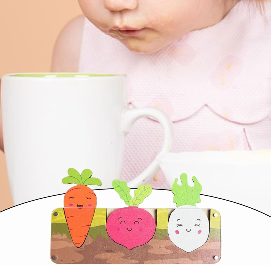 Sharplace Montessori Busy Board DIY Zubehör Pull Karotten Spielzeug, Kinder Holzspielzeug Motorikspi