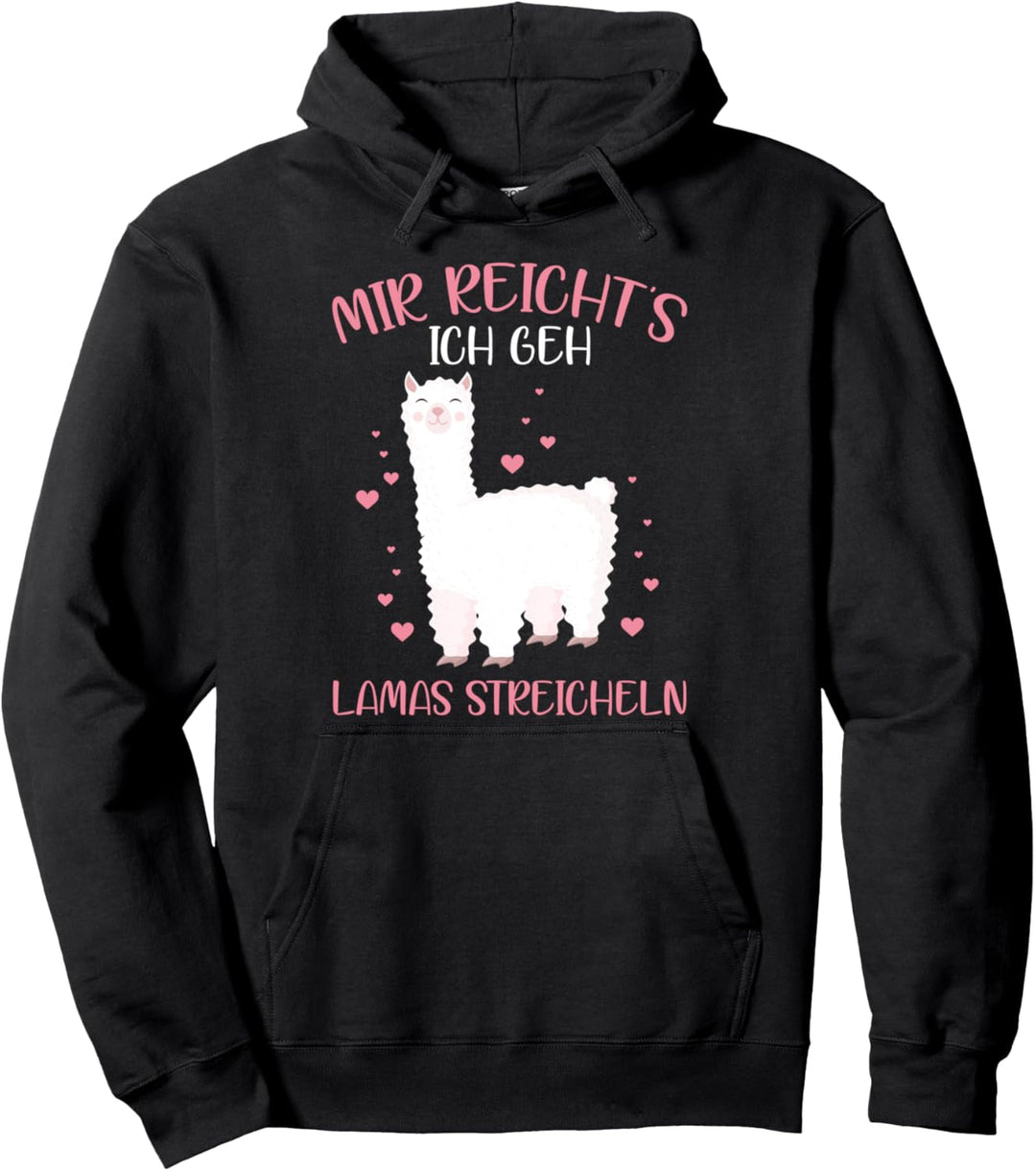 Mir Reicht's Ich Geh Lamas Streicheln Alpaka Bauernhof Pullover Hoodie