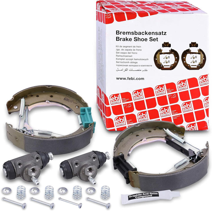 febi bilstein 37235 Bremsbackensatz mit Anbaumaterial , 1 Stück