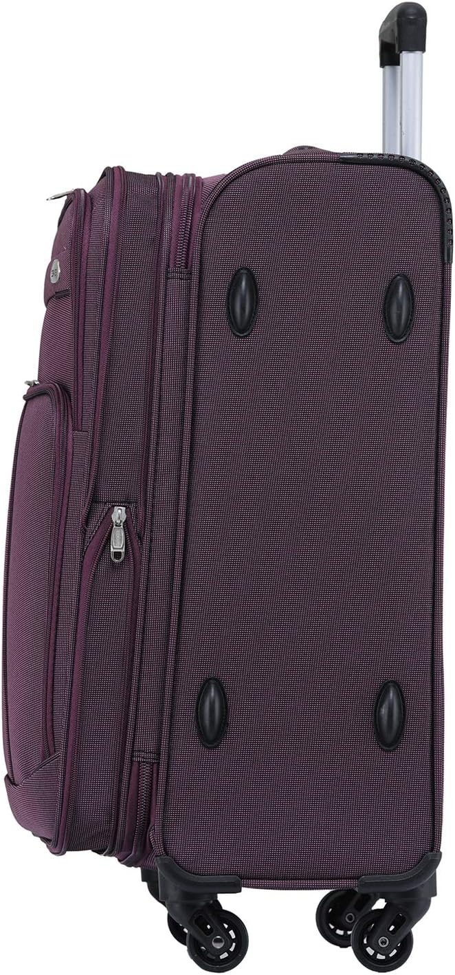 BEIBYE 4 Rollen Reisekoffer 3tlg.Stoffkoffer Handgepäck Kindergepäck Gepäck Koffer Trolley Set-XL-L-
