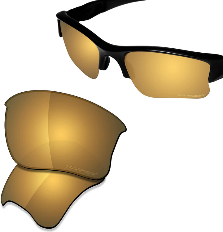 Saucer Premium-Ersatzgläser und Gummi-Kits für Oakley Flak Jacket XLJ OO9009 Sonnenbrillen High Defe