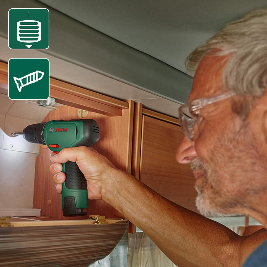 Bosch Home and Garden Bosch Akku Bohrschrauber EasyDrill 1200 (2 Akku, 12tlg. Zubehör-Set, 12 Volt S