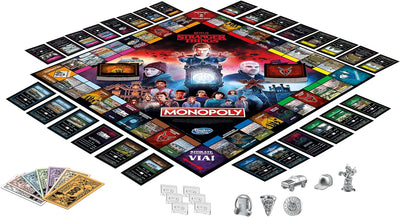Hasbro Gaming Monopoly Stranger Things Brettspiel für Erwachsene und Jugendliche , 6 Spieler , ab 14