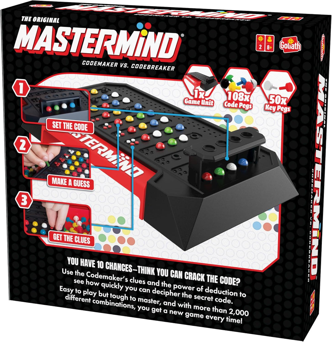 Pressman Toys Mastermind Spiel: Das Strategie-Spiel von Codemaker vs. Codebreaker