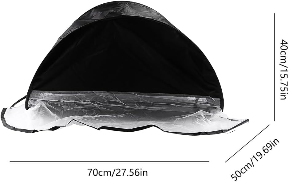 Tragbares Mini-Schlafzelt ohne Installation, lichtblockierendes Moskitonetz für Kopf und Gesicht mit