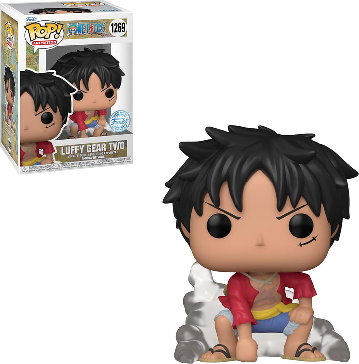 Funko Pop! Animation One Piece Luffy Gear Two Exclusive Vinyl Figuren, seltenes Pop Vinyl