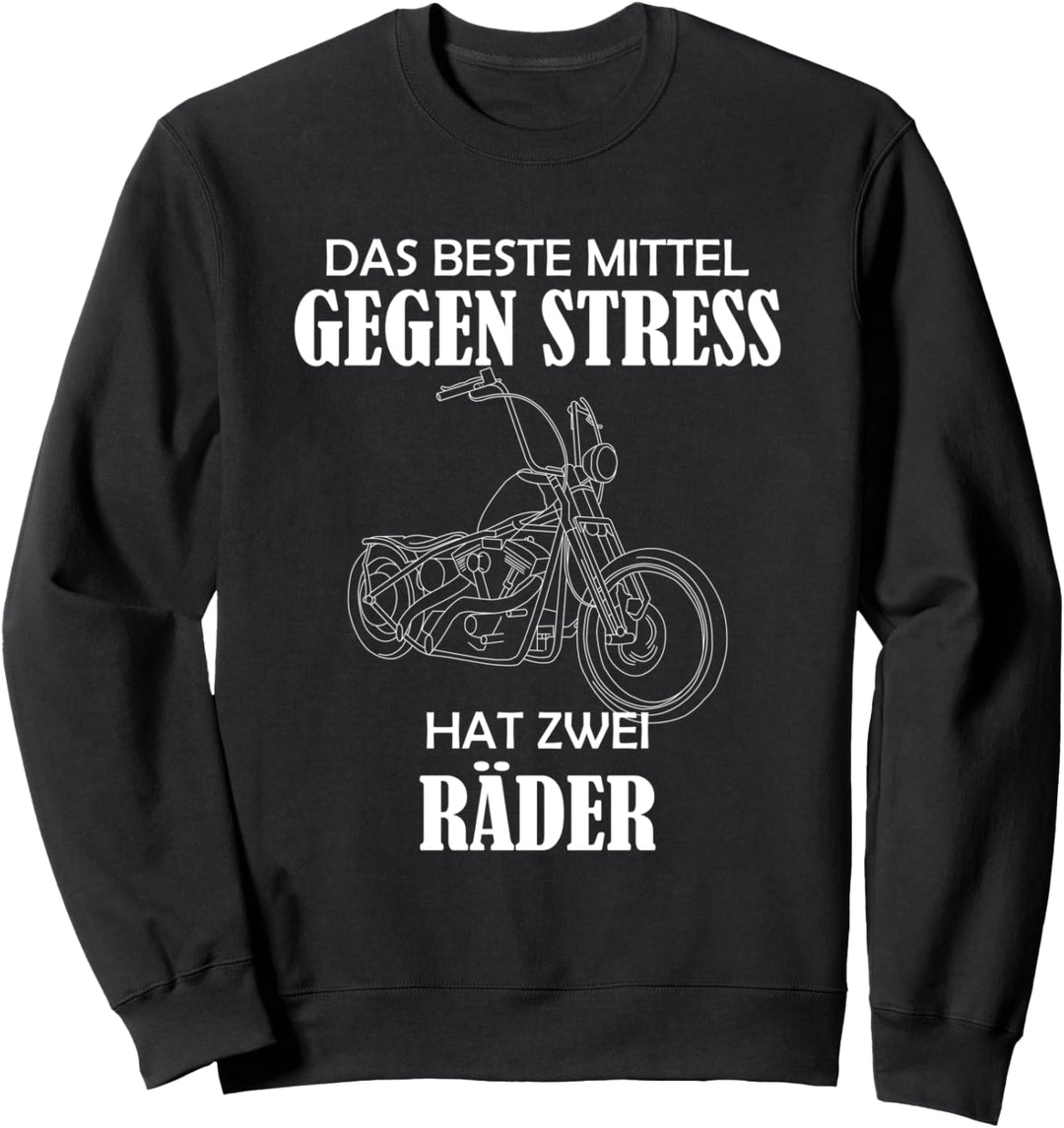 Stressfrei Motorrad Shirt für Biker Sweatshirt