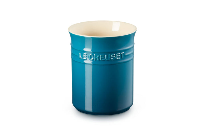 LE CREUSET Topf für Kochkellen aus Steinzeug, 1,1 Liter, Deep Teal, 71501116420001 Ofenrot, Ofenrot