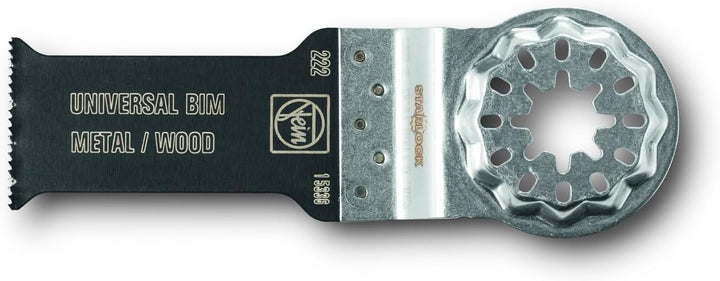FEIN E-Cut Universal-Sägeblatt, Breite 28 mm, Länge 55 mm, Ve. 10 St., Aufnahme StarLock, Bi-Metall