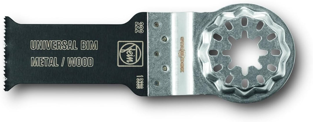 FEIN E-Cut Universal-Sägeblatt, Breite 44 mm, Länge 55 mm, Ve. 5 St., Aufnahme StarLock, Bi-Metall m