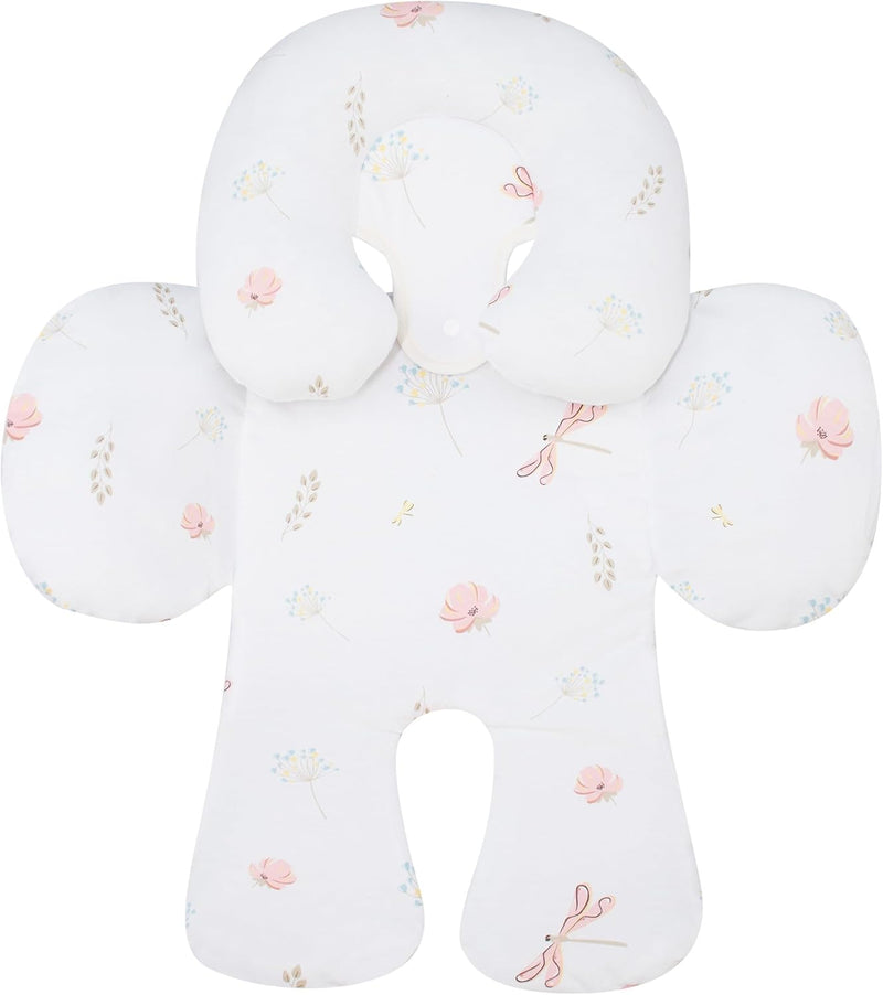 JYOKO Kids Sitzverkleinerer Antiallergikum Universal Baby 100% Baumwolle (Dragonfly, Enthält Kopf-,