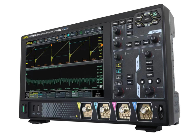 RIGOL DHO4404 Digitaloszilloskop, 4 analoge und 1 EXT-Kanal, 12 Bit, 400 MHz, 4 GSa/s, 1.500.000 wfm